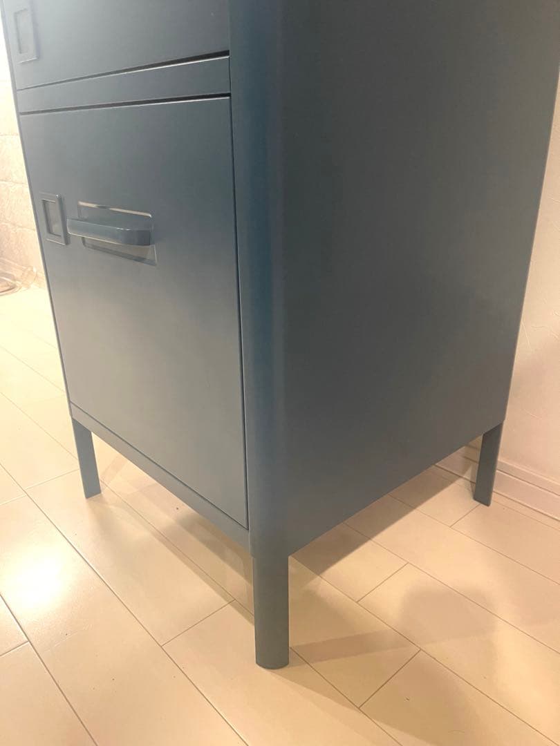 美品】【廃盤カラー】イドーセン IKEA 4段キャビネット ラス1