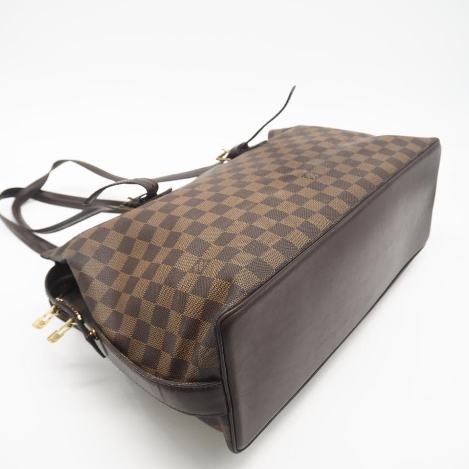 LOUIS VUITTON トートバッグ ダミエ エベヌ チェルシー ブラウン