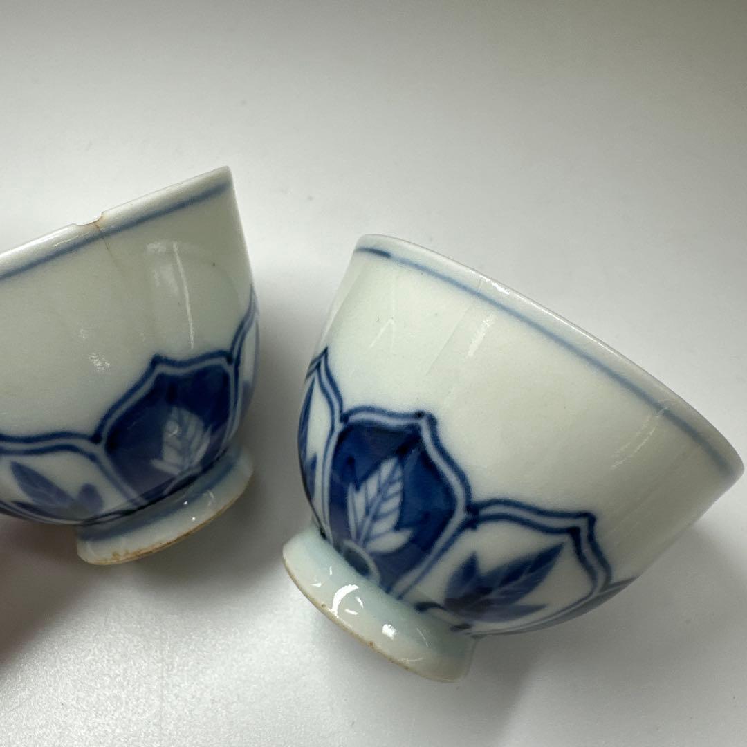 三浦竹泉 青花煎茶碗5客 口径5.5㎝ 東Y7-0411☆2Fトヒチ - メルカリ