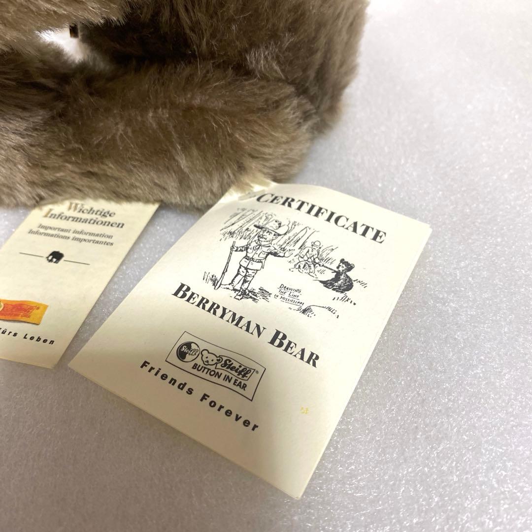 シュタイフ　クリフォード・ベリーマンベア　テディベア　7000体限定