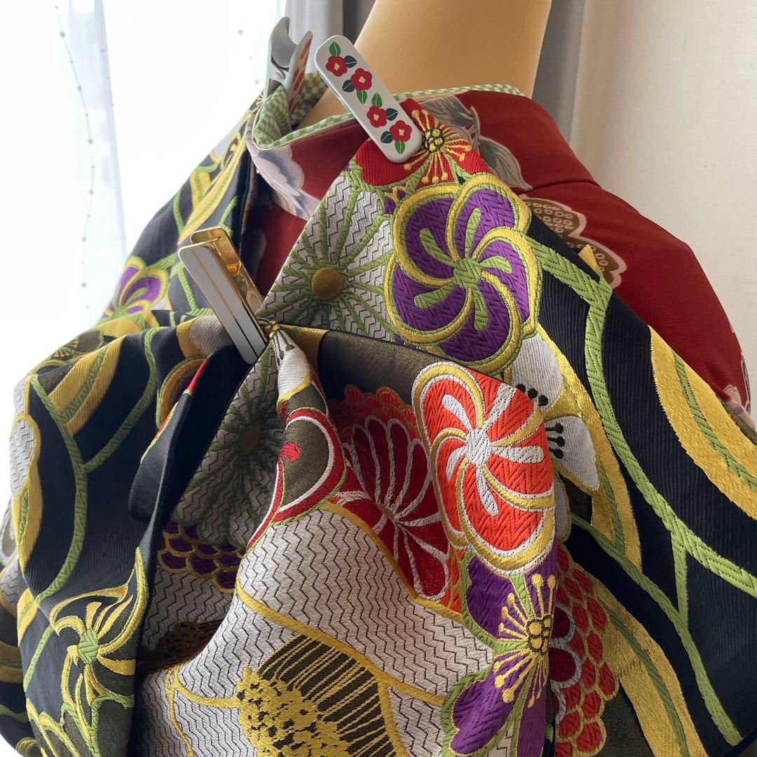 最終値下げ 美品 成人式 振袖・長襦袢・袋帯3点SET【アッシュエル】H・L