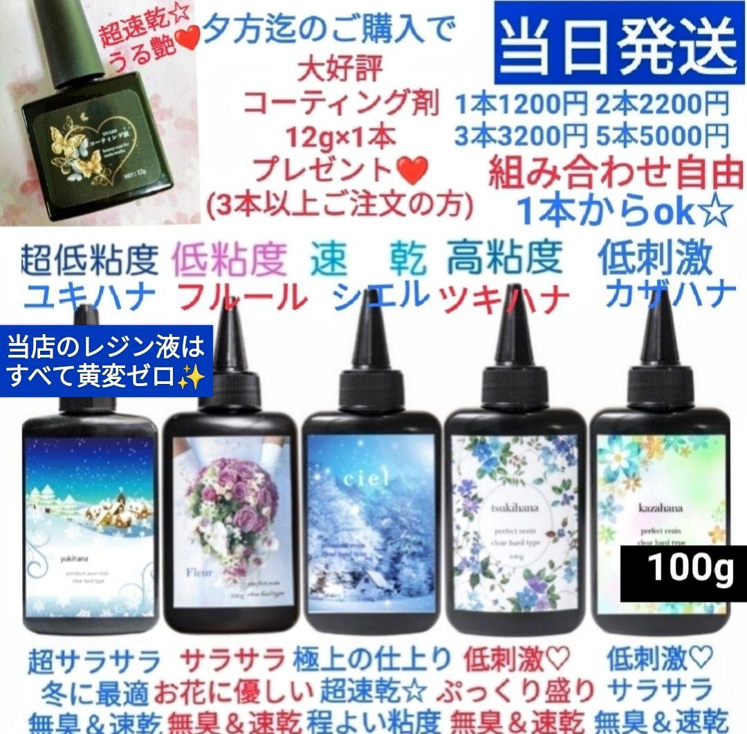 専用レジン液 フルール10本+コーティング剤2本プレゼント✩.*˚