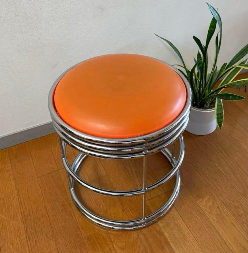 ヴィンテージ　スツール　② ミッドセンチュリー　アールデコ　スペースエイジ