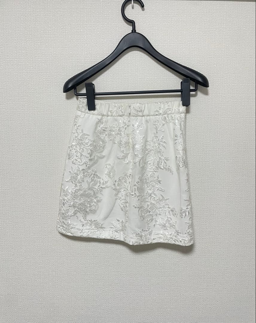 【Jewels】 刺繍レースセットアップドレス S