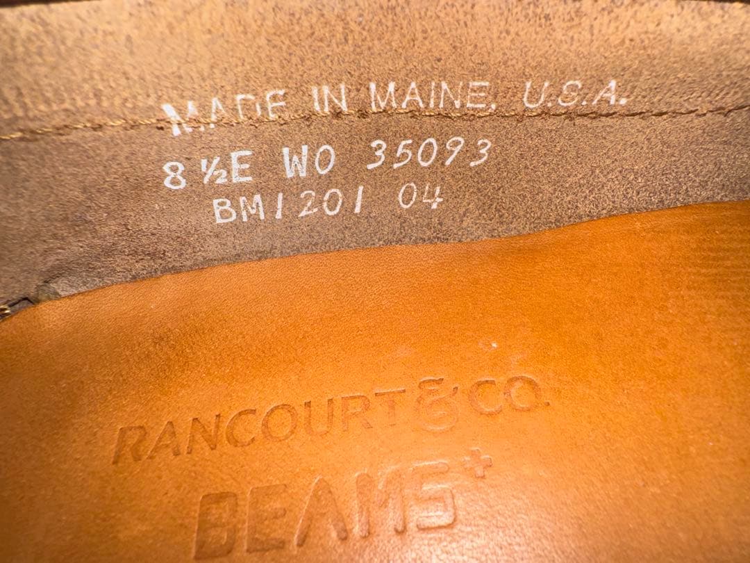 靴 RANCOURT&Co./Gilman Camp Moc Chromexcel