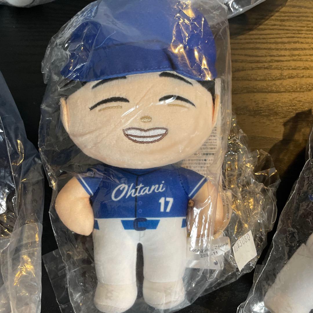 大谷翔平 ドジャース　ぬいぐるみ 5種類コンプリート　カード付きセット