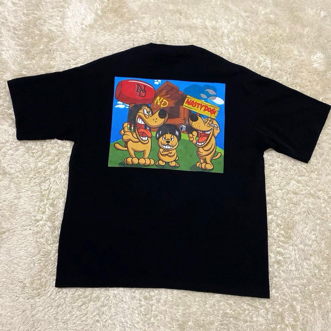 NASTYDOG ナスティードッグ がーどまんコラボ Tシャツ 美品 Lサイズ