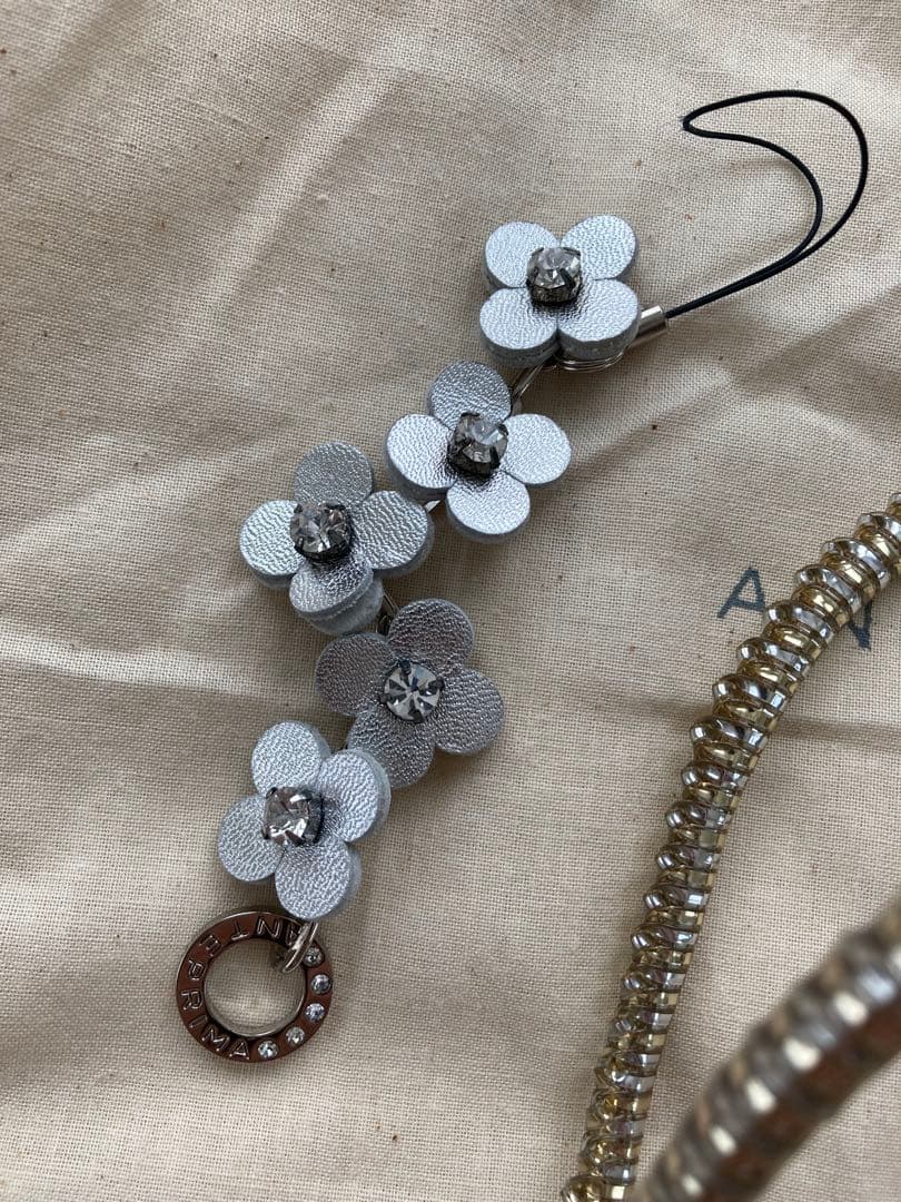 アンテプリマ ANTEPRIMA ワイヤーバッグ ゴールドラージ　ストラップ付き