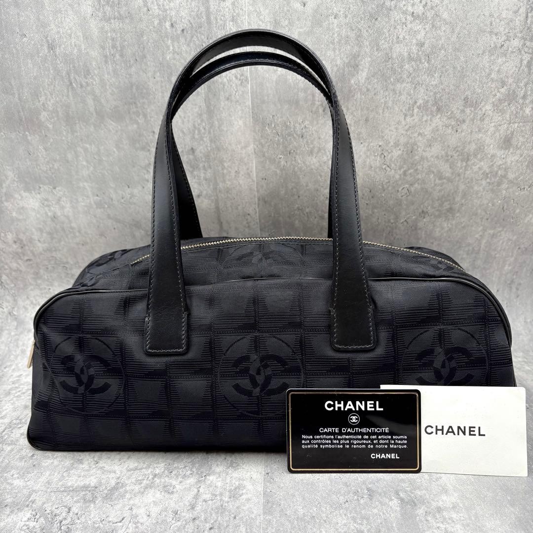 極美品✨シャネル ニュートラベルライン ハンドバッグ 黒 ギャランティ