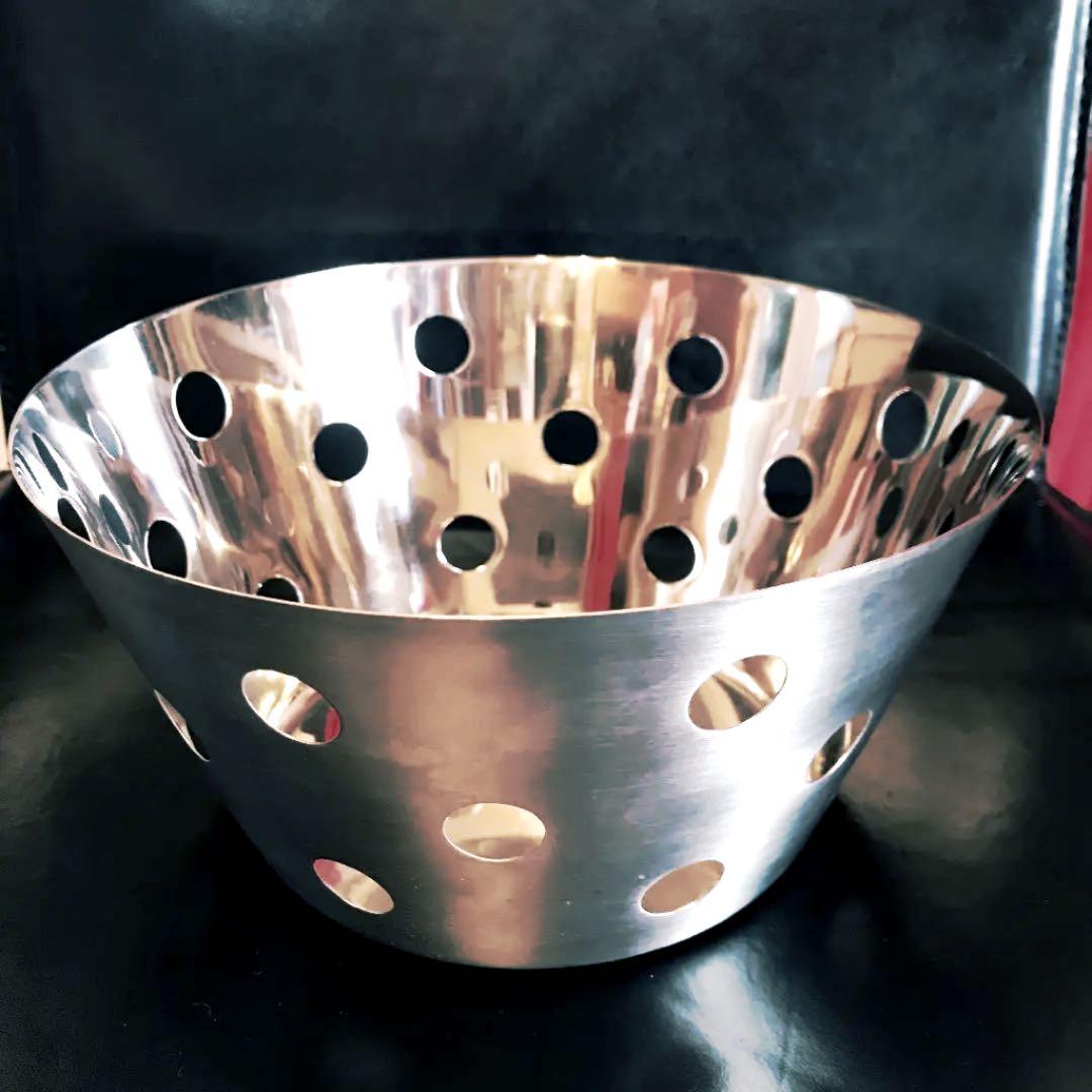 昭和レトロ アンティーク 手作りガラス 切子の灰皿 切子青被せ ガラス