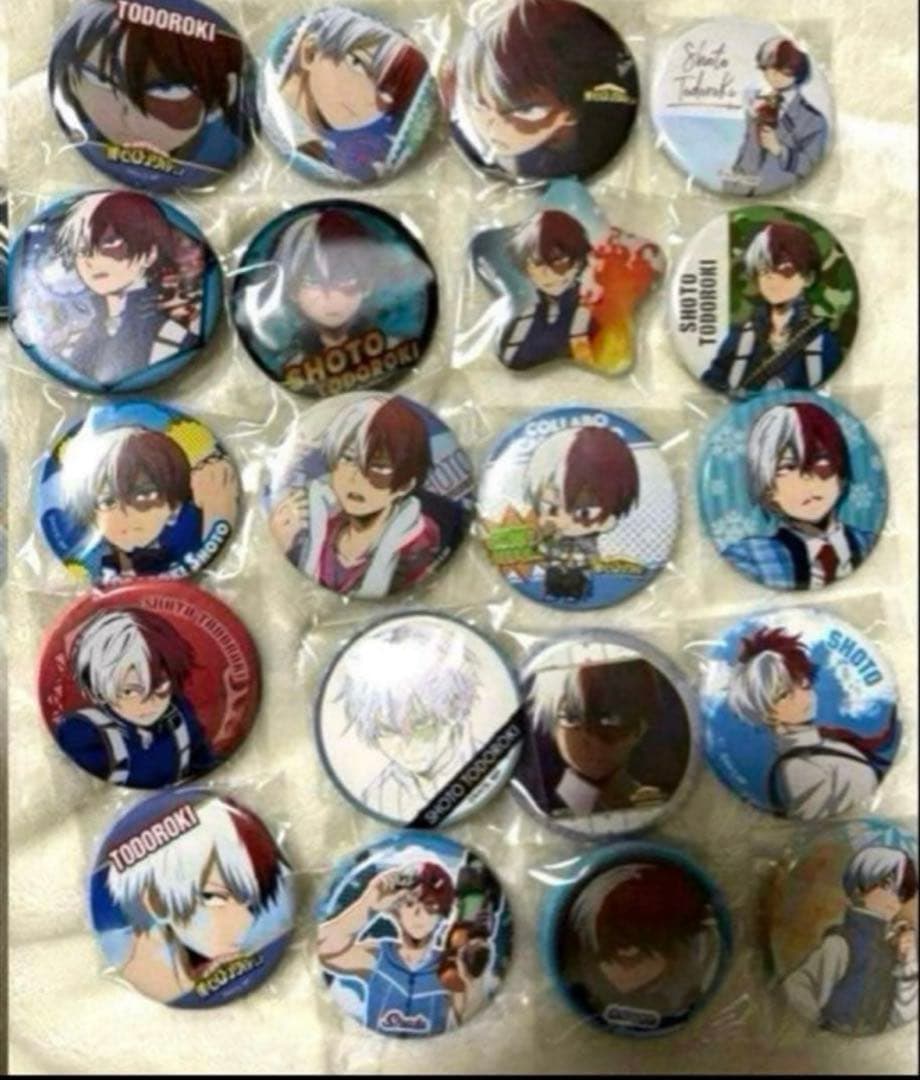 まとめ売り】僕のヒーローアカデミア ヒロアカ 轟焦凍 缶バッジ アクスタ