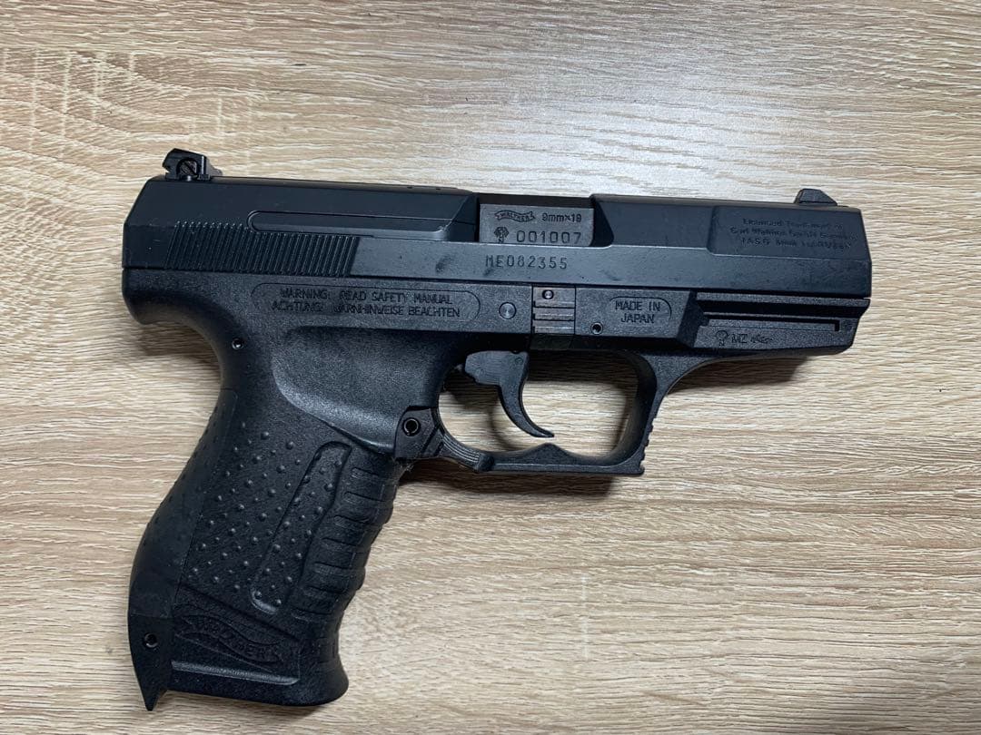 マルゼン ワルサーP99 FS サイレンサー 固定スライドガスガン マガジン2本