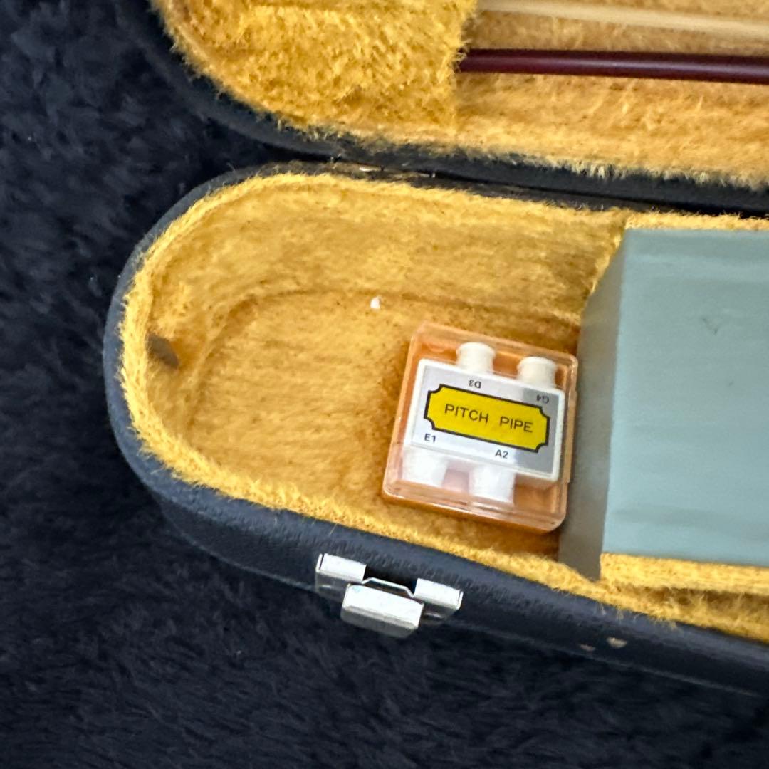 希少 SUZUKI No.470 4/4サイズ バイオリン 虎目 ケース 弓付属