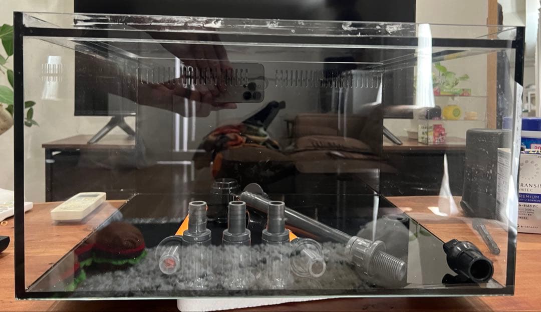 引取限定】Kivotós 1000超大型トロ舟 角型 1000L たらい 水槽