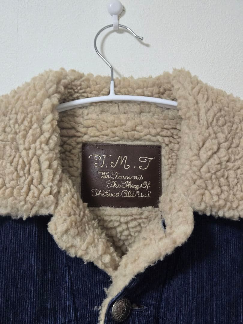 TMT (ティーエムティー) のヴィンテージ・スラブコーデュロイボアランチコート