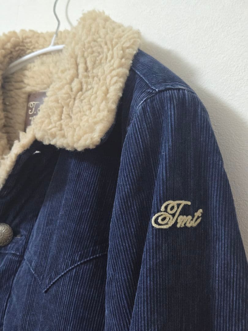 TMT (ティーエムティー) のヴィンテージ・スラブコーデュロイボアランチコート