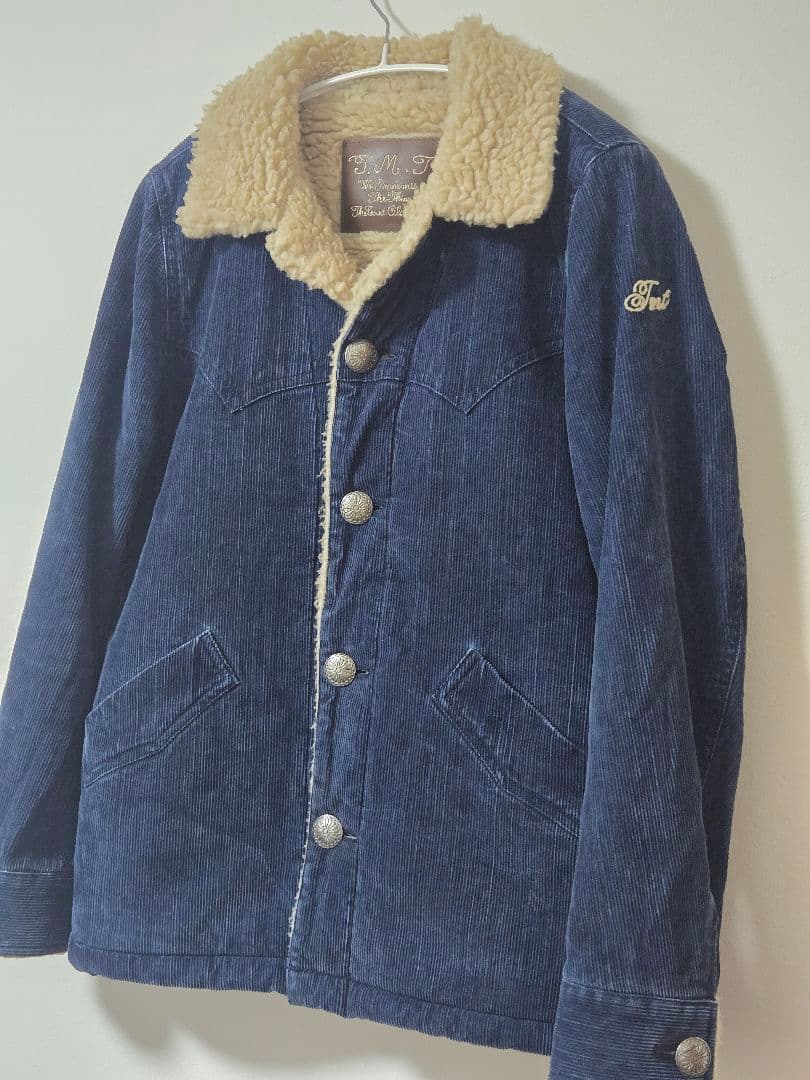 TMT (ティーエムティー) のヴィンテージ・スラブコーデュロイボアランチコート