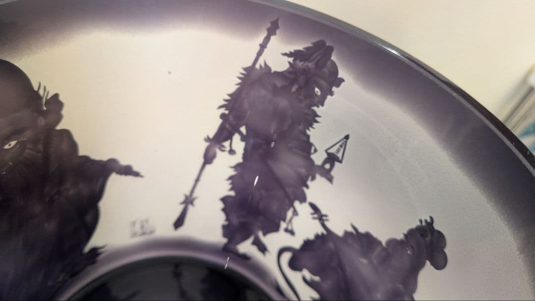 『七福神』水指　茶道具　硝子ガラス義山布袋恵比寿大黒天毘沙門天弁財天福禄寿寿老人