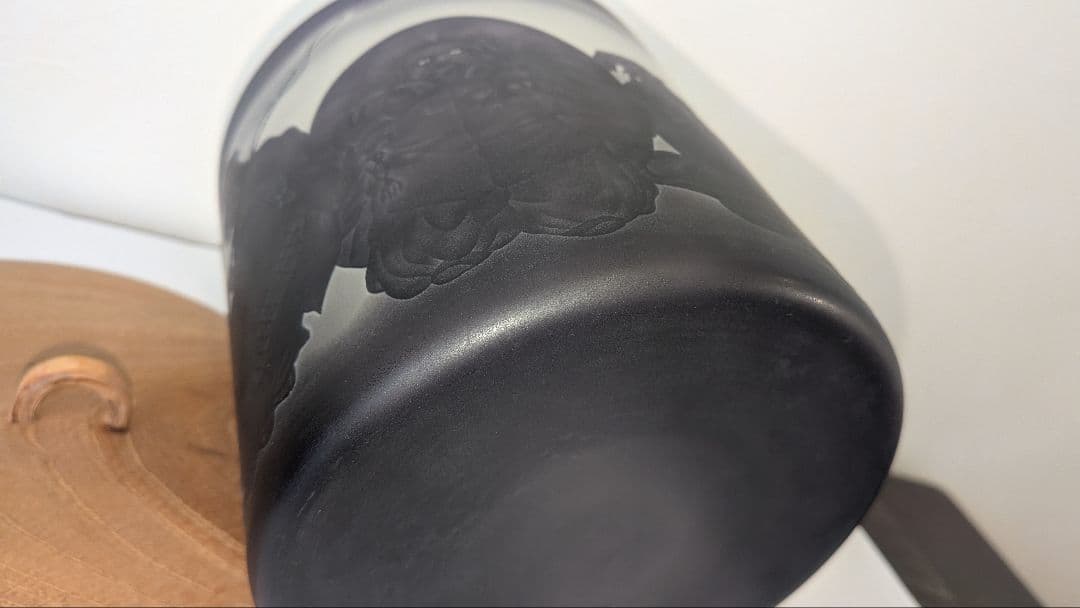 七福神』水指 茶道具 硝子ガラス義山布袋恵比寿大黒天毘沙門天弁財天福禄寿