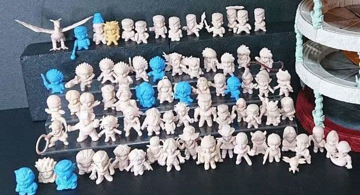 幽遊白書 食玩 人形 森永チョコ フィギュア ゴム人形 フルコンプ