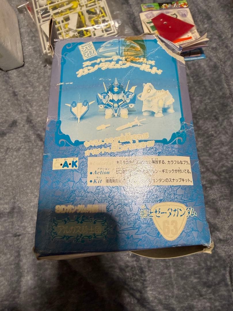 未組立】元祖SDガンダムワールド 剣士ゼータガンダム 63