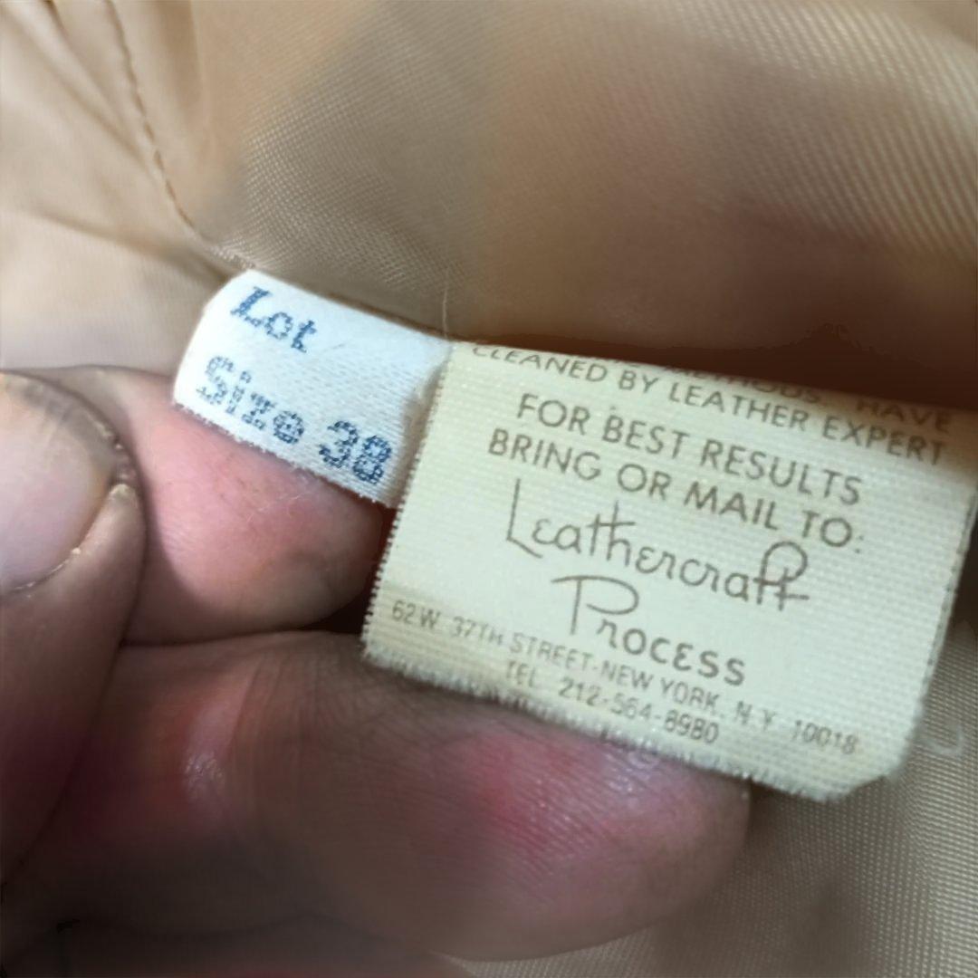 t*a様 Schott 定価18万 希少カラーシングルライダースジャケット ビン