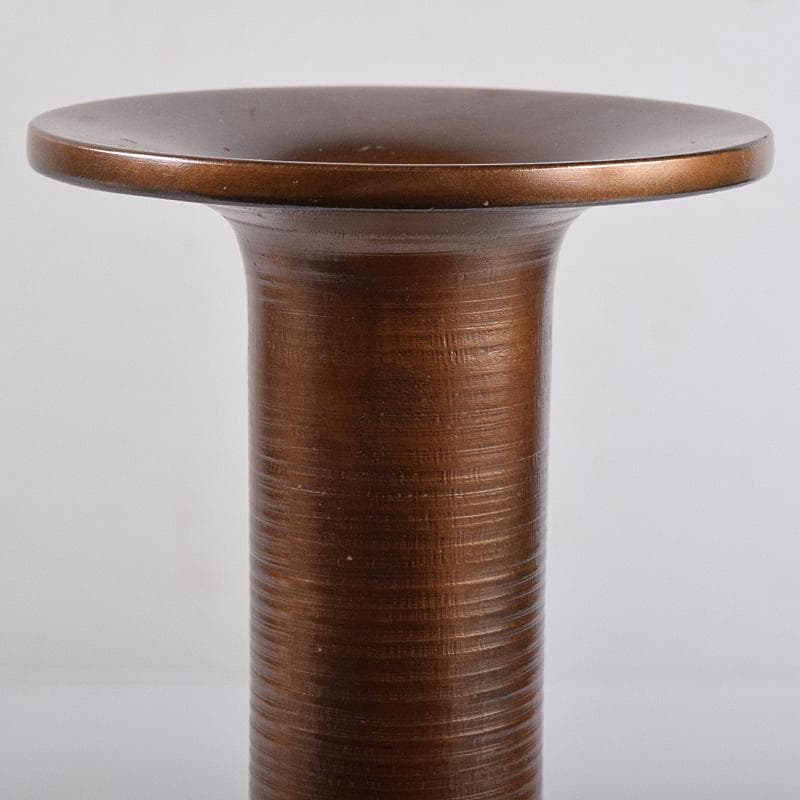 原益夫作 鋳銅 花瓶 共箱 V R8922 - メルカリ