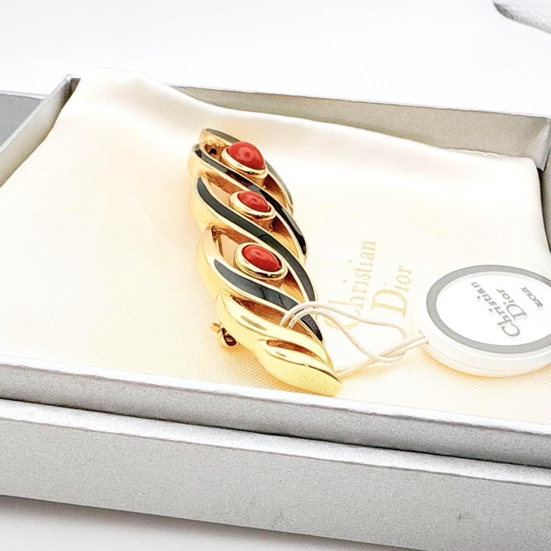 2323 保存箱付きGermany製✨DiorブローチCDロゴ希少刻印