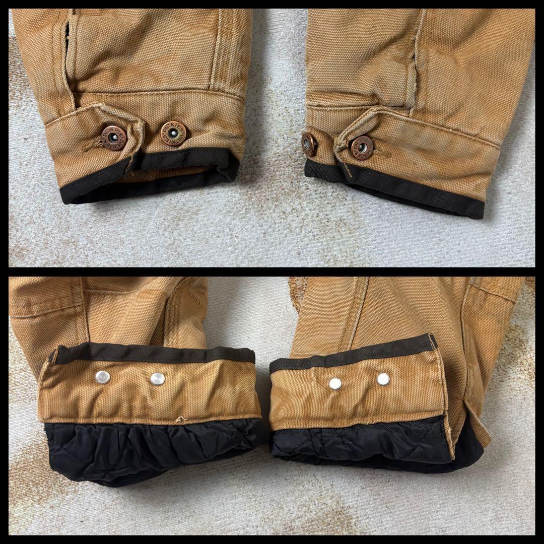 【古着】Dickies中綿ダックワークJKT茶Lフェード