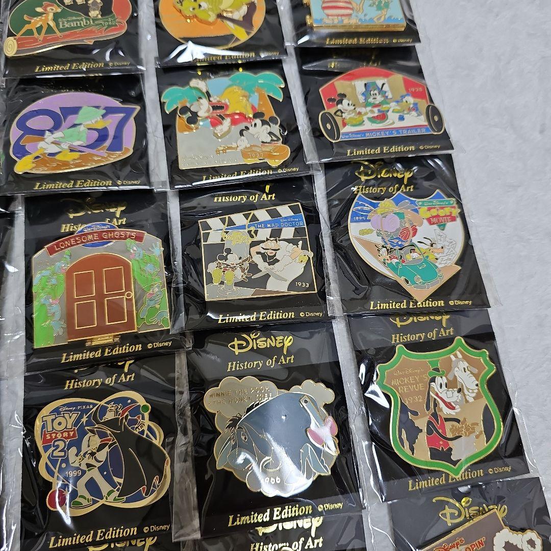 Disney History of Art キャラクター 限定ピンバッジ