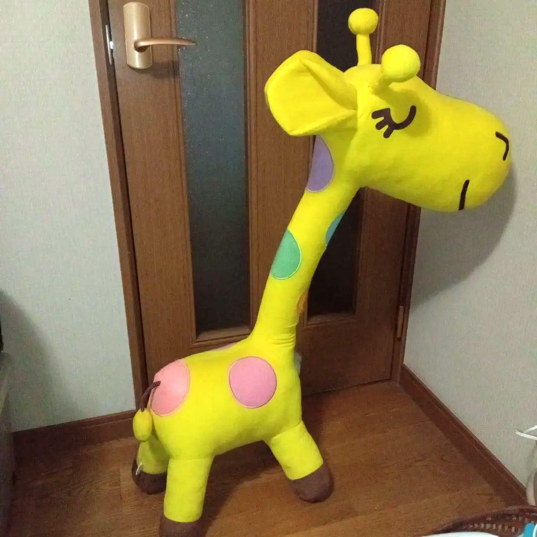 希少『セブンイレブン』　キャラクター　超ビッグ　1m ナナコ　ぬいぐるみ　キリン