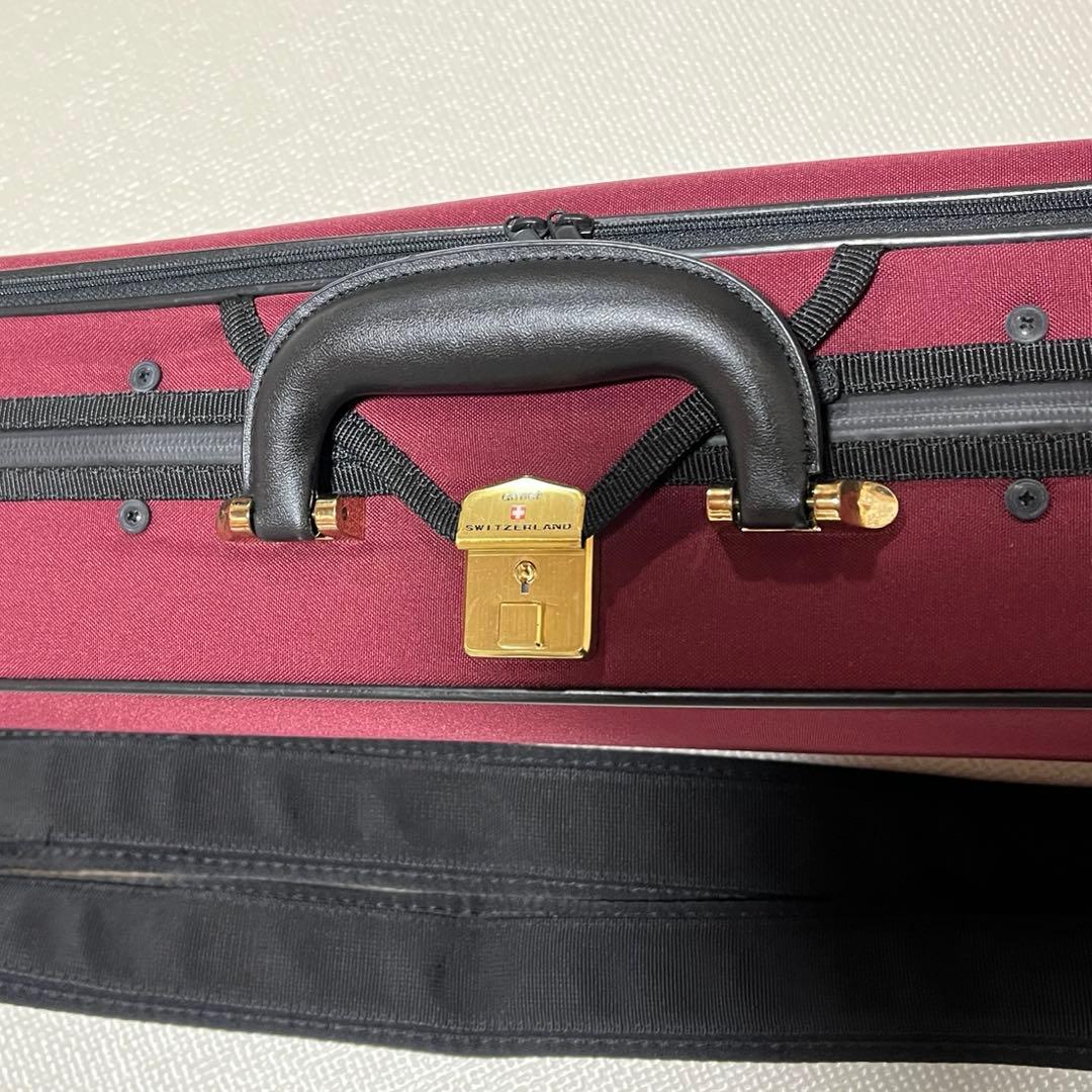 超美品　鈴木弦楽器スーパーライト バイオリン・ビオラケース メイゼル消音器ほか