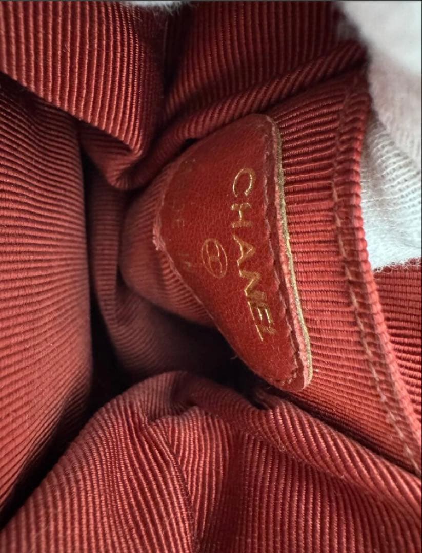 激レア❤️CHANEL❤️ヴィンテージ❤️ミニ財布❤️小銭入れ　レッド