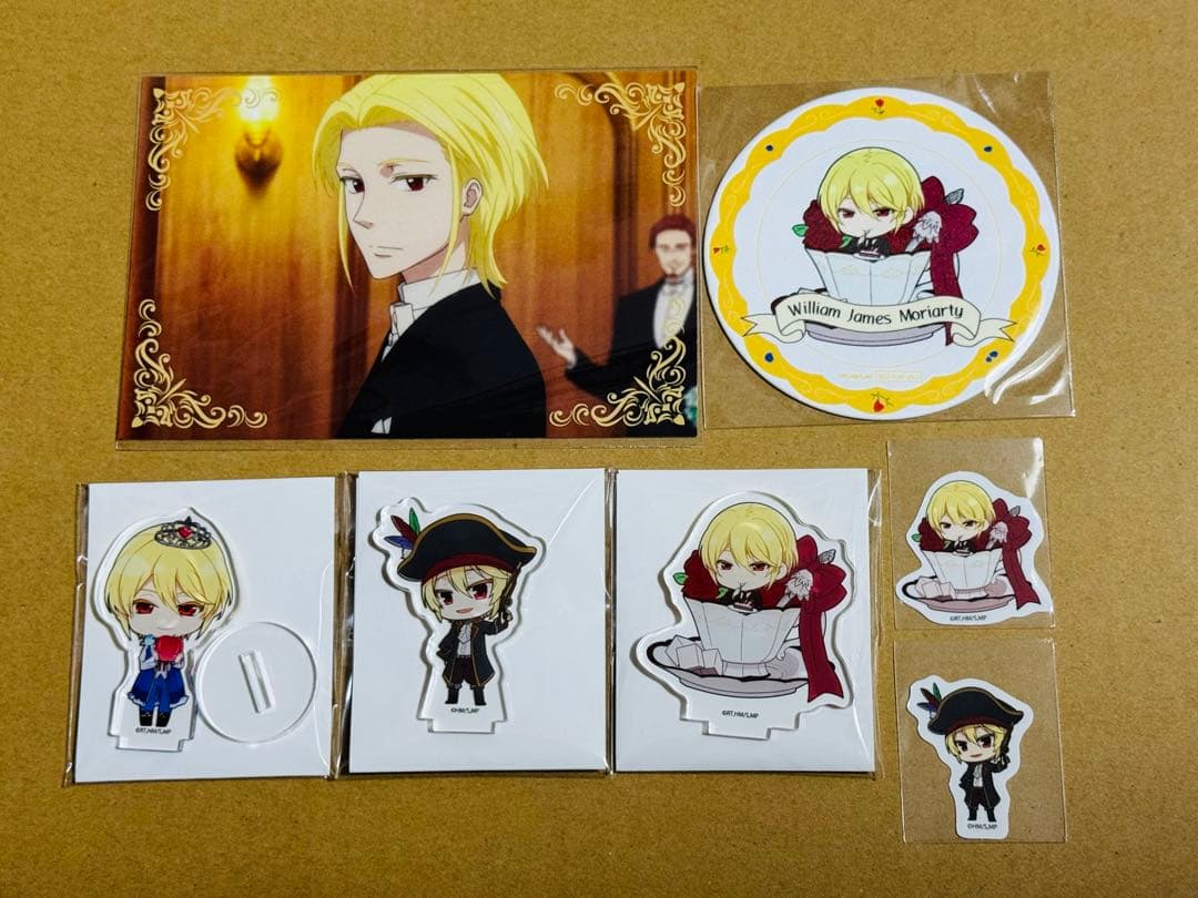 憂国のモリアーティ ウィリアム eeo カフェ コースター ポストカード