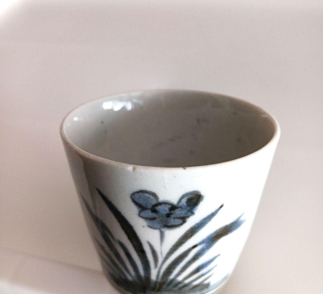 古伊万里　並びあやめ　　　　宝暦1750年