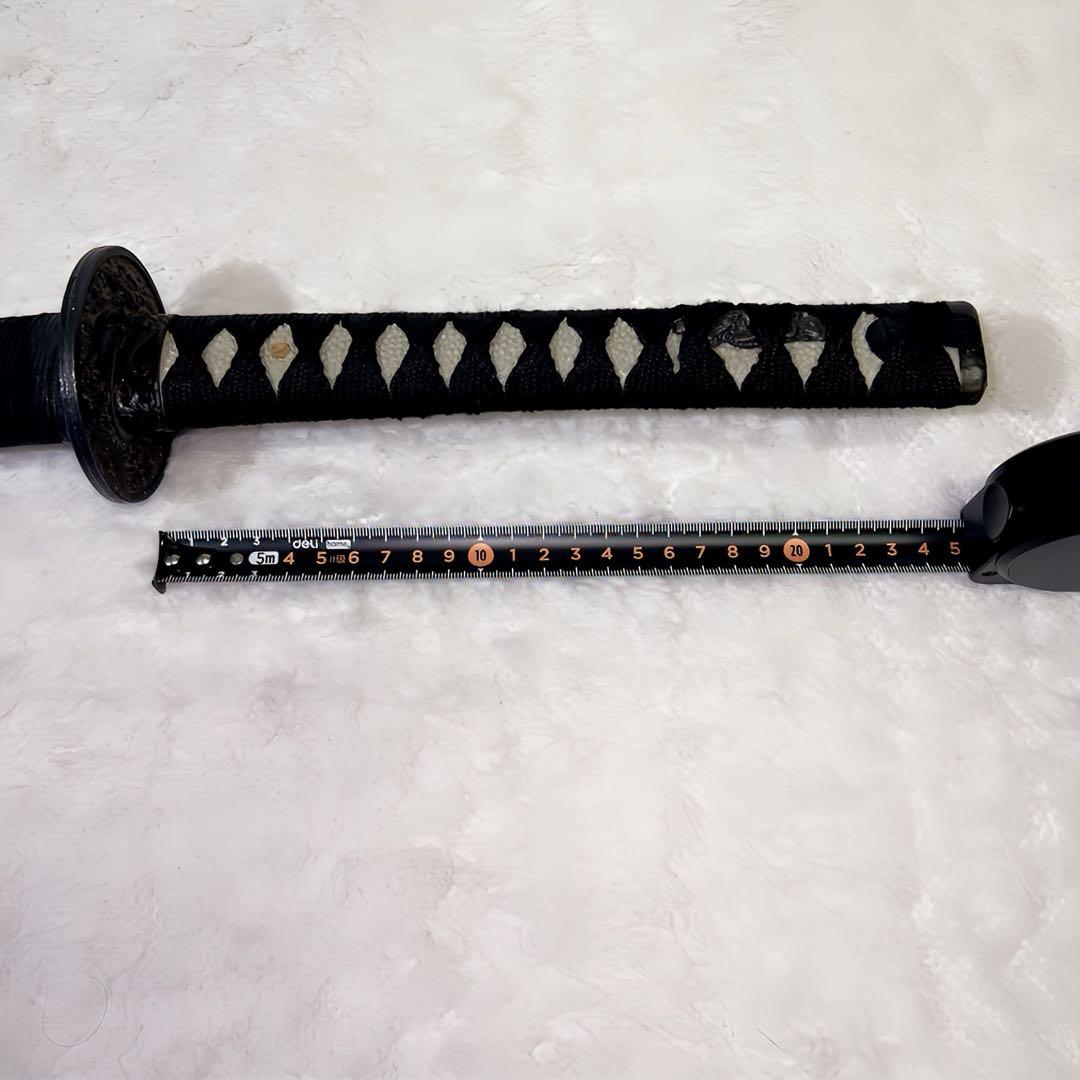 希少日本刀 黒い鞘 模造刀 アンティーク レトロ 昭和レトロ 鬼滅 日輪刀