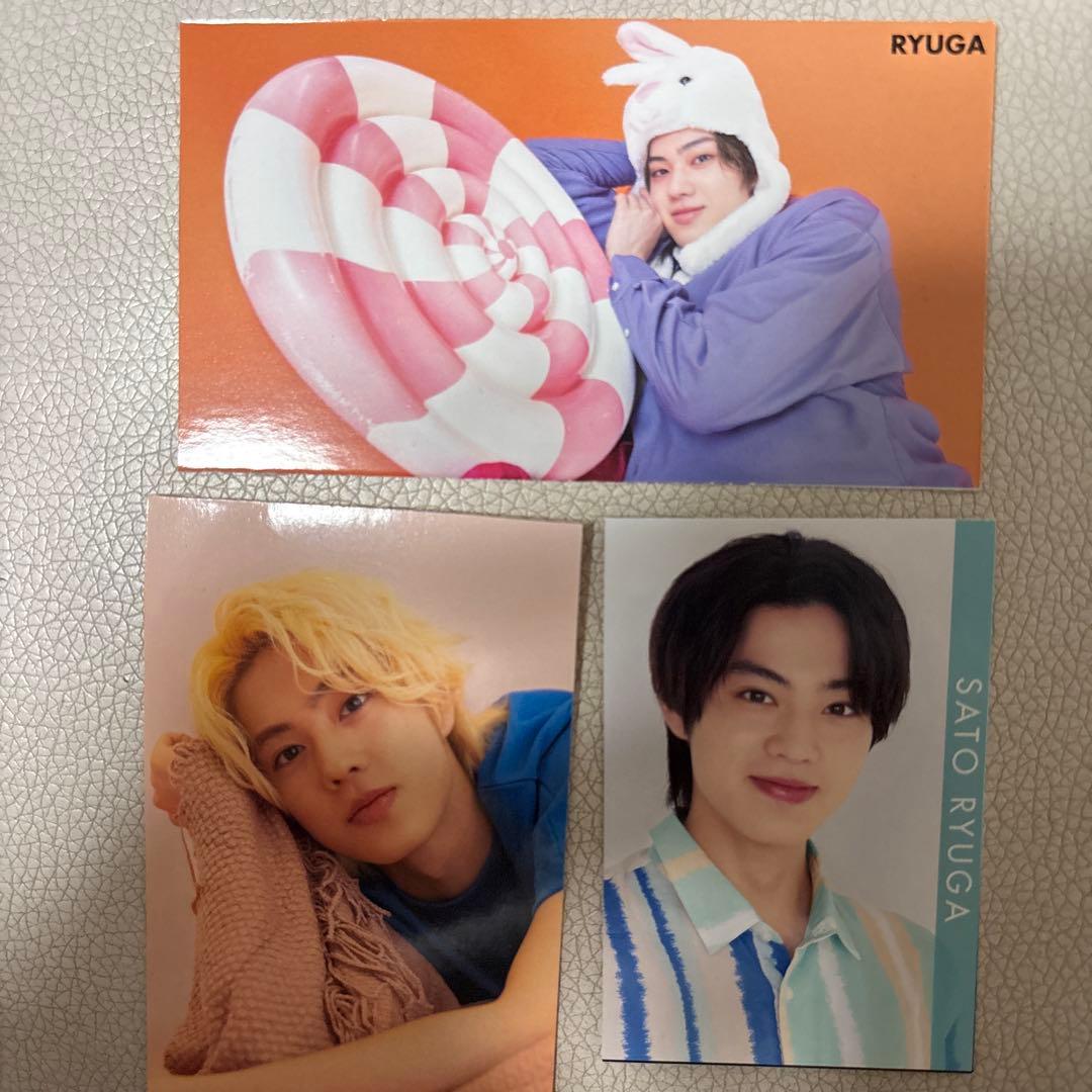 ACEes 佐藤龍我 デタカ3枚セット 厚紙 - メルカリ