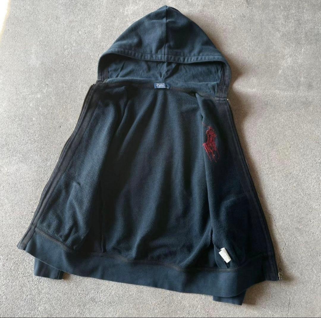 Polo Ralph Lauren ビッグポニー ジップパーカー ブラック
