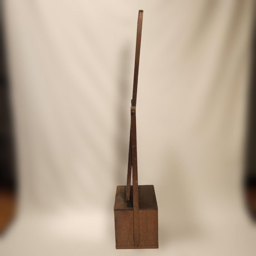 レトロ 鏡台 姿見 小引き出し古家具 時代家具 和モダン スタンドミラー