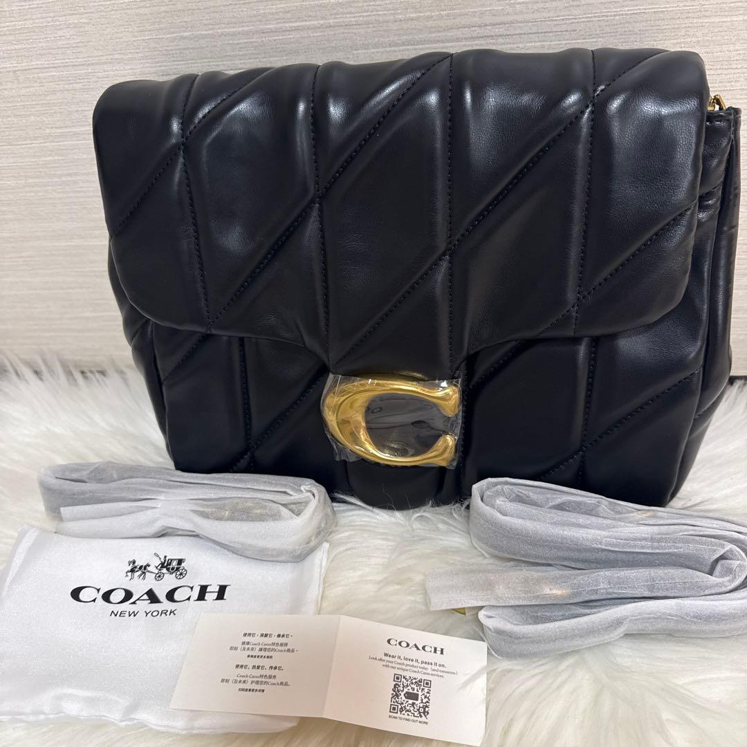 COACH タイムズ スクエア タビー ショルダー バッグ・キルティング