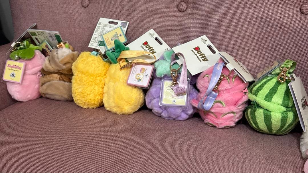 上海ディズニー ぬいぐるみ　新作　カラフルフルーツ＆ベジタブルシリーズ バラ売り