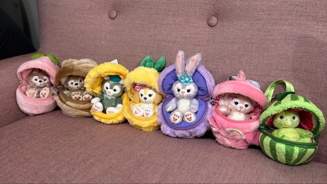 上海ディズニー ぬいぐるみ　新作　カラフルフルーツ＆ベジタブルシリーズ バラ売り