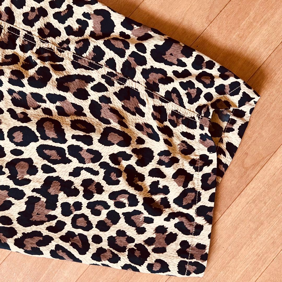最終　グラミチ×ニコアンド　ヒョウ柄サルエルラップパンツ　限定　ユニセックス