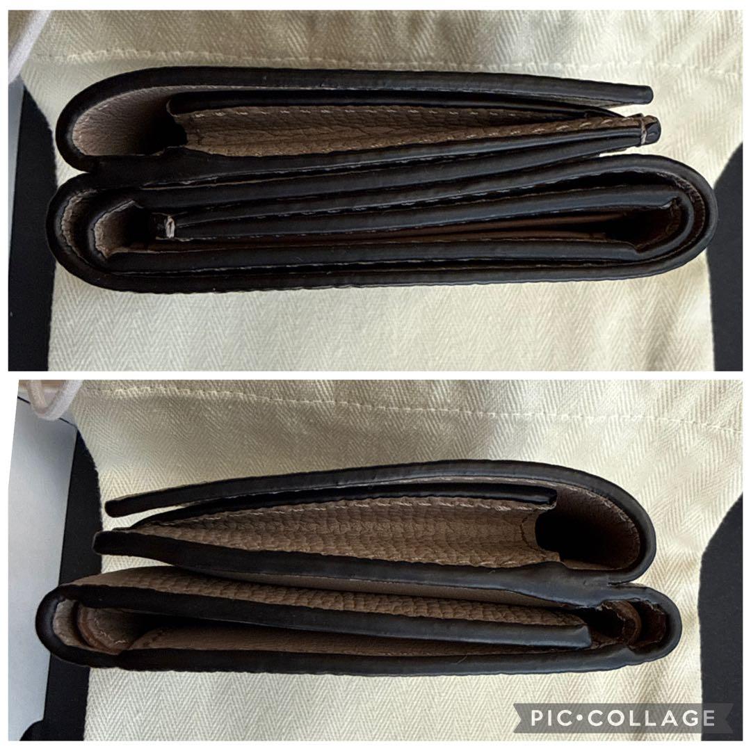 ロエベ アナグラム トライフォールド ウォレット（ペブルグレインカーフ）サンド
