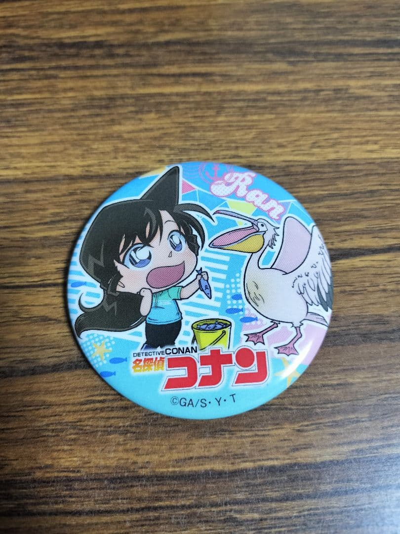 名探偵コナン サンシャイン水族館 缶バッジ 毛利蘭