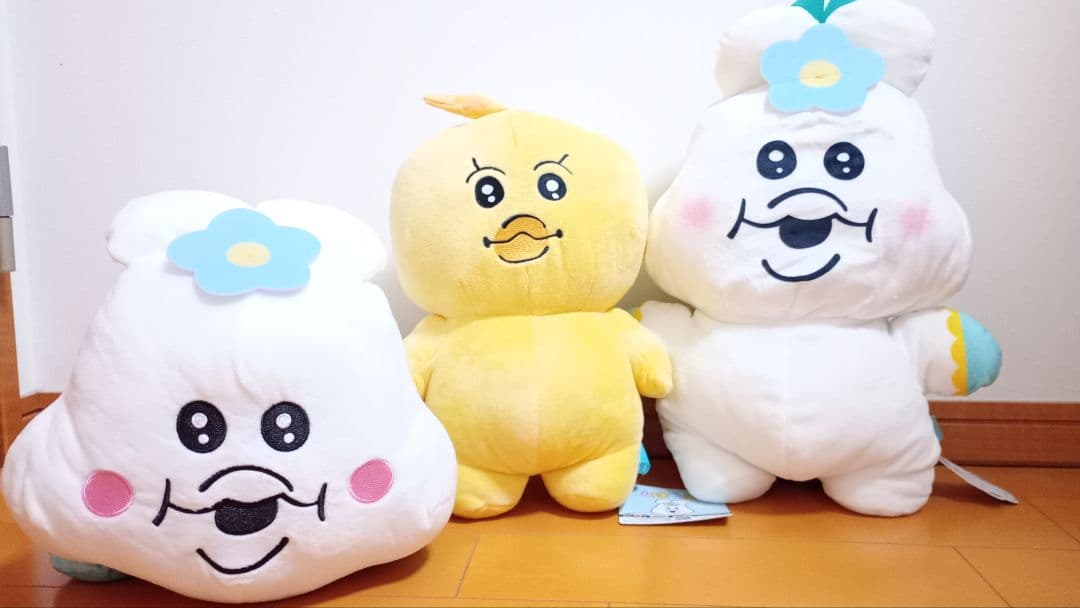 非売品レア♥新品♥んぽちゃむリュックいっしょにねんね♥きみまろBIGぬいぐるみ♥