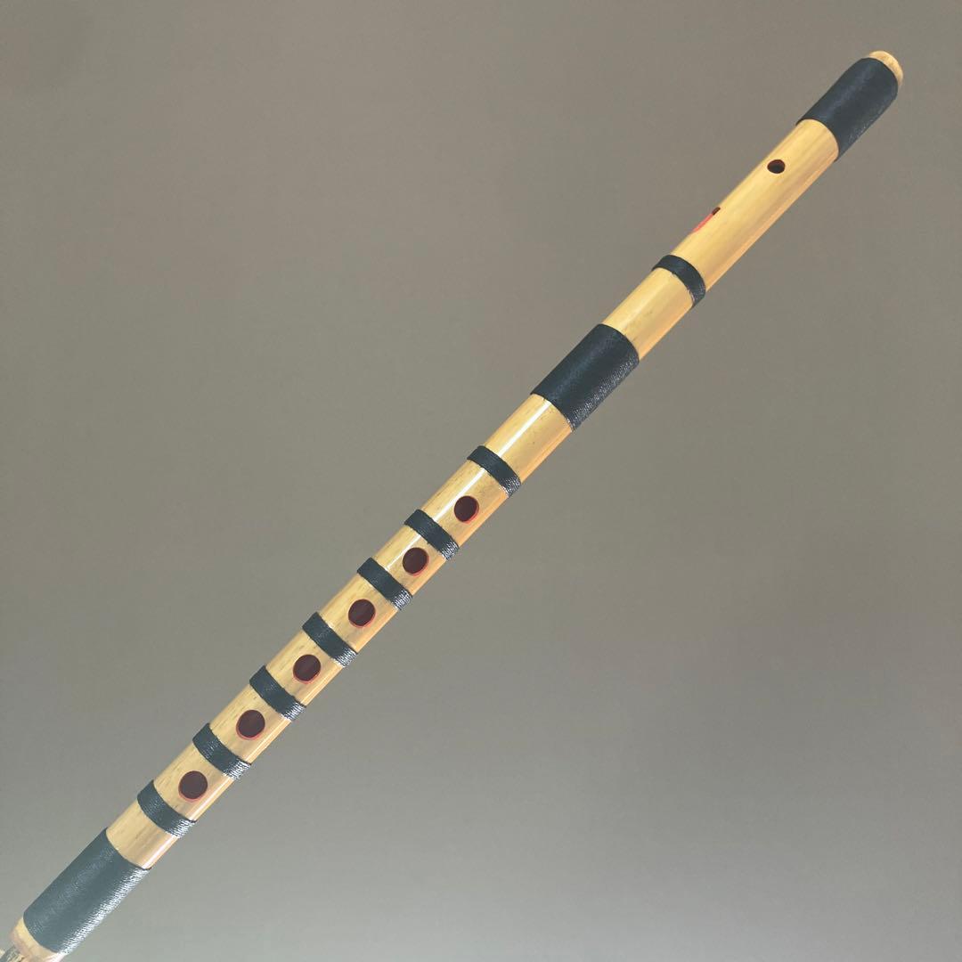 入門】神楽笛リコーダー式（古典調篠笛、囃子笛） 総巻 MRX-54 咥え笛