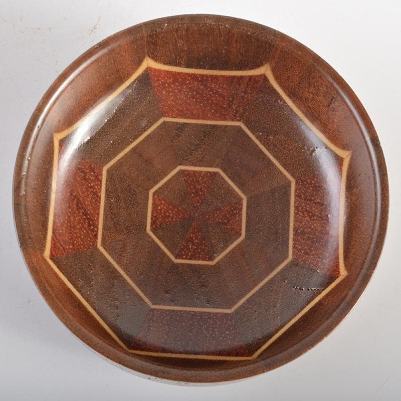 茶道具　箱根寄木細工　棗　V　R6988