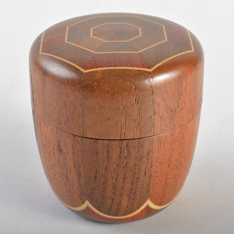 茶道具　箱根寄木細工　棗　V　R6988