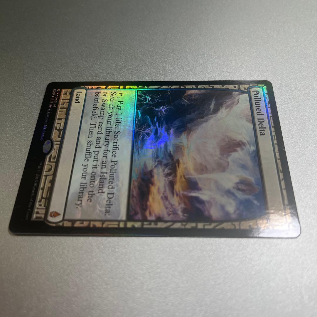 ①MTG foil 《汚染された三角州/Polluted Delta》[EXP]